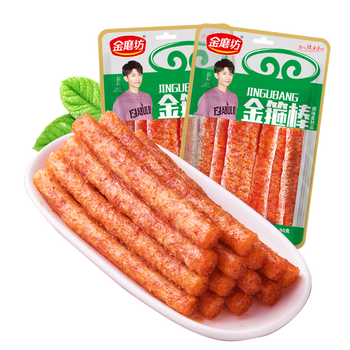 金磨坊网红辣条零食辣味辣条小吃金箍棒90g