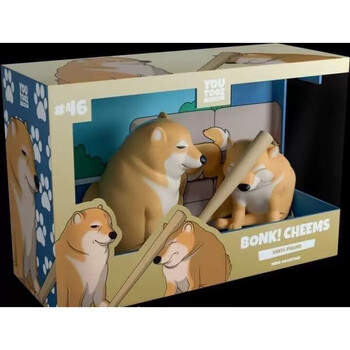 cheems手办youtooz柴犬bonkcheems挨打的柴犬肌肉柴废柴恶搞一套预售