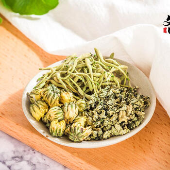 金银花菊花茶荷叶茶组合花草茶夏季泡水喝的办公室