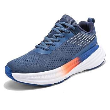 a安崉春秋飞织鞋面运动鞋男潮新款时尚轻便跑步鞋女鞋白色36