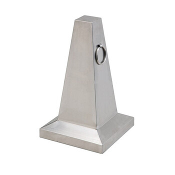 不锈钢路锥酒店路障反光警示隔离墩物业配套豪华雪糕桶指示停车牌可