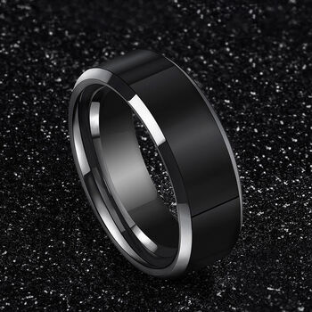 夜店光面钛钢男士戒指男潮个性指环霸气单身简约戒子情侣食指对戒