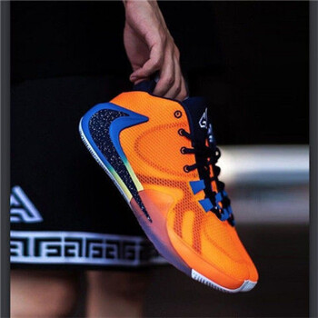 字母哥篮球鞋1代黑白奥利奥全实战耐磨减震运动鞋蓝橙40标准码送手环