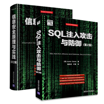 SQL注入攻击与防御第2版+信息安全原理与实践 第2版 计算机网络安全技术经典黑客攻防书籍电脑数据信