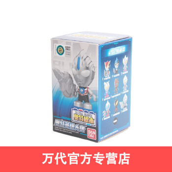 万代BANDAI 奥特曼英雄电子手表积木场景益趣拼玩具套装 奥特英雄积木盲盒(随机一个)拆盒不退换