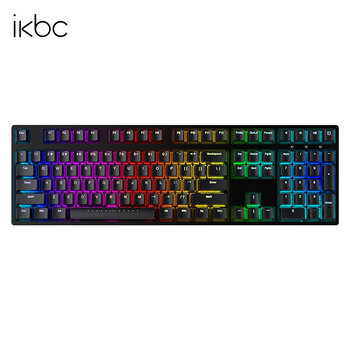 ikbc F87 87键 有线机械键盘 白色 Cherry红轴 单光