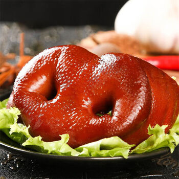 五香猪拱嘴卤味熟食猪鼻子卤肉猪头肉即食猪嘴下酒菜凉菜真空包装 500