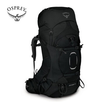 OSPREY苍穹户外背包 徒步登山长途旅行重装运动背包AETHER 黑色65L S/M