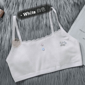待婉女童内衣发育期小背心女孩中小学生3件装棉质中学内衣女胸小韩版