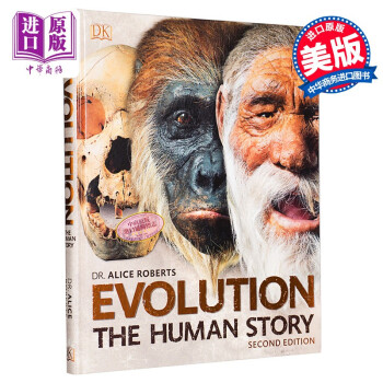 进化：人类的故事（第2版）英文原版 Evolution Human Story DK自然科学书籍