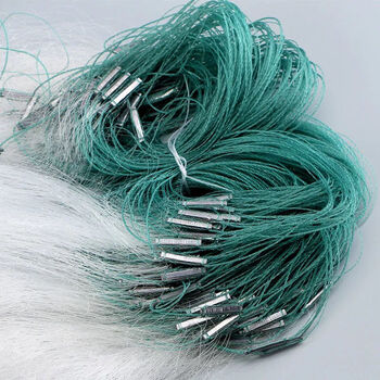 渔网丝网拦河三层沉网单层浮网捕鱼小挂子网白条鲫鱼鲢鱼 单层0.