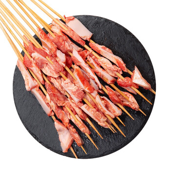 猪肉脆骨串30根/1包腌制猪软骨调理原味月牙骨烧烤夜市商用冻半成品