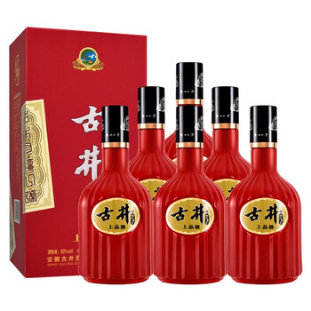 古井贡酒 浓香型白酒 古井封坛壹号 上品级 50度 500ml*6瓶 整箱装