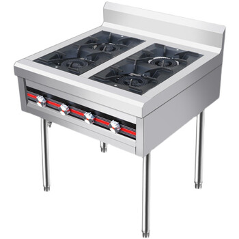 广式煲仔炉商用不锈钢二四六八眼煤气天然气黄焖鸡砂锅猛火灶四眼带