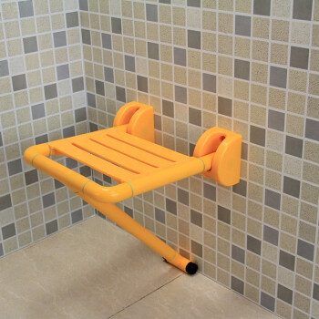 龙头天威（Longtoutianwei） 龙头天威 浴室卫生间老人无障碍可折叠坐凳 黄色(型号8853）