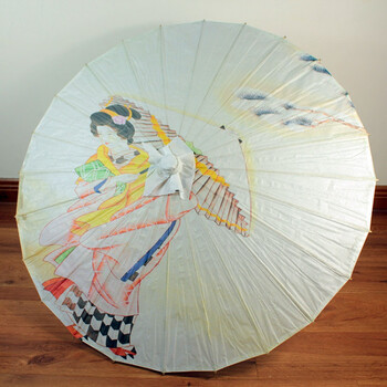 日式油纸伞和风浮世绘吊顶装饰伞表演演出料理店居酒屋酒店装84cm z19