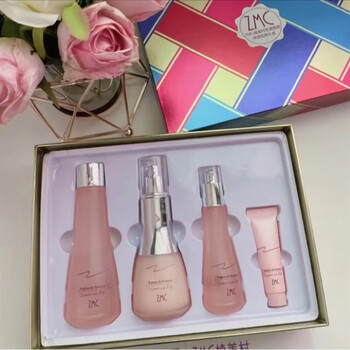 植美村植美村(zmc)致美焕颜补水礼盒水乳精华洗面奶套装四件套 植美村