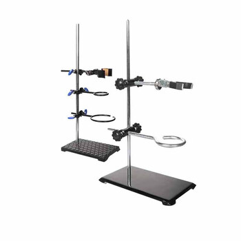 boliyiqi 铁架台滴定台全套方座实验支架不锈钢铁架台实验器材实验室用 微型铁架台(全套）,3个起订