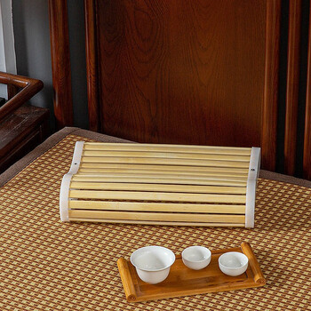 门扉 竹枕头 手工编织竹条枕免水洗单人枕清凉夏季枕头颈椎枕 竹条