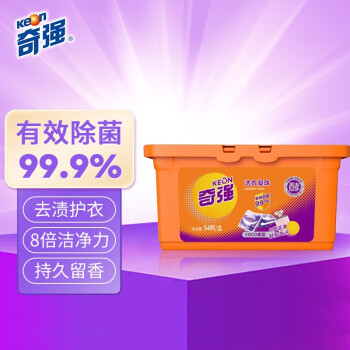 奇强洗衣凝珠价格走势和销量趋势:留香除菌,领先市场
