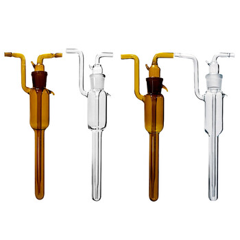 兰诗 sy4074 实验室透明棕色大型气泡吸收管 气体采样管 大包吸收管