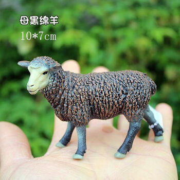 仿真动物玩具模型摆件儿童玩具提高认知牧场动物奶牛黄牛水牛麝牛 母