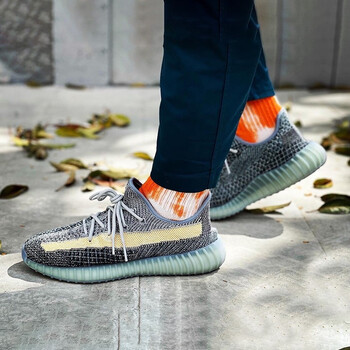 350 v2 boost满天星侃爷椰子350休闲跑步鞋 gy7657 蓝色 水洗丹宁 46