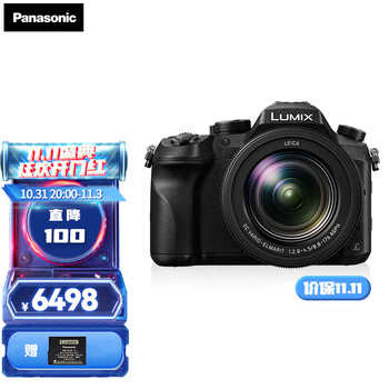 松下（Panasonic） FZ2500 数码长焦相机视频拍摄高清4K大光圈防抖照相机内置ND滤镜