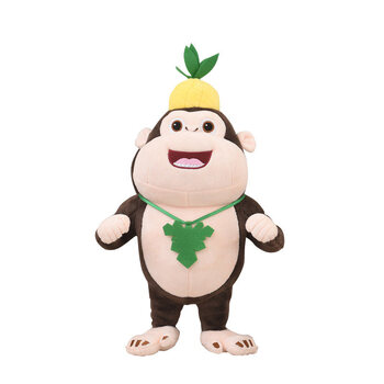 熊大熊二毛绒玩具熊出没光头强公仔吉吉毛毛玩偶洞洞幺