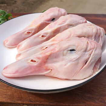 果鲜岛 鸭头 4斤 生鲜冷冻 生鸭头2斤 冰鲜速冻生鲜麻辣鸭头食材 鸭头