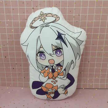 抱枕动漫原神迪卢克刻晴动漫人物温迪胡桃魈毛绒玩具礼物 派蒙 40厘米