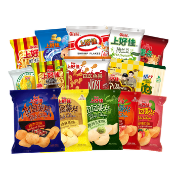 上好佳单包膨化零食小吃休闲食品零食 鲜虾条40g