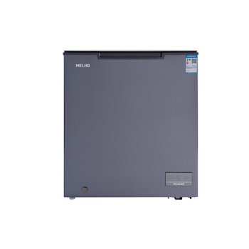 美菱meiling106dteb106升荣耀灰玻璃面板顶开门冷柜