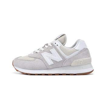 新百伦574系列男女鞋米白色运动鞋休闲复古跑步鞋 浅灰色wl574pc2 36