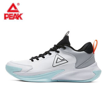 匹克凯旋篮球鞋男鞋革面新款保暖缓震耐磨运动鞋外场防滑实战球鞋大白