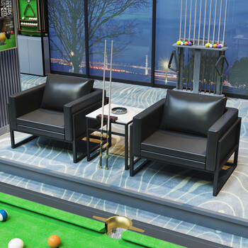 台球沙发观球椅子桌球台球厅专用休息沙发看球台球室用品沙发椅子