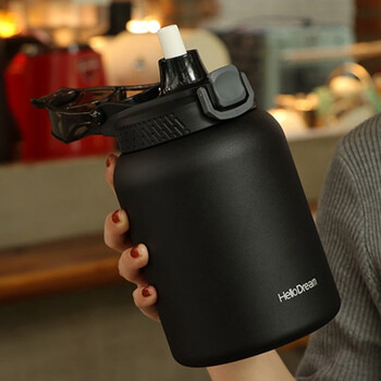 nsyca德国艾姆希amx大肚保温杯大容量1000ml便携水杯男女生学生不畅饮