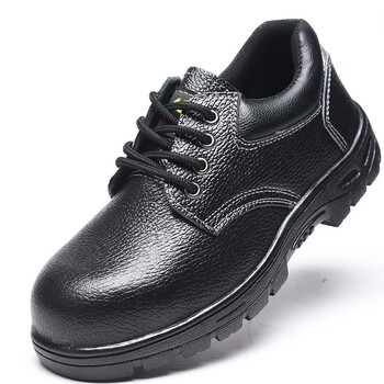 晴裴老宝工作鞋铁头鞋工地干活牛皮劳保鞋男防护安全鞋防砸耐磨防穿刺