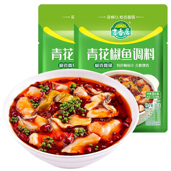 吉香居开味酸菜青花椒鱼调料藤椒四川火锅底料佐料青花椒鱼调料365g 2袋 图片价格品牌报价 京东