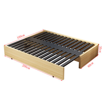 宜家实木沙发床多功能小户型伸缩床抽拉床1.