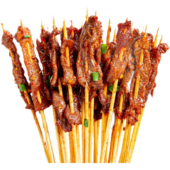 肴之林牛肉串280g小串50串火锅撸串酒店饭店夜宵摊商用半成品烤串