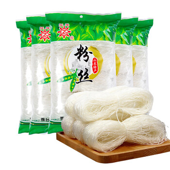 冠珠（GZ）龙口粉丝正宗火锅酸辣粉花甲麻辣烫扇贝粉丝米粉干货180g*5袋