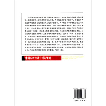 中国宏观经济分析与预测（2020-2021）