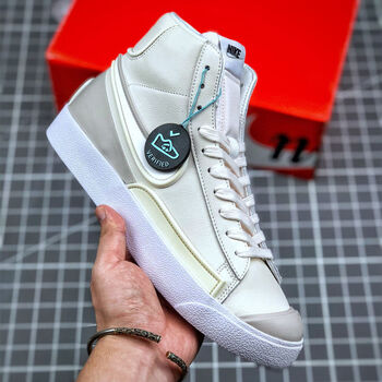 2021开拓者高帮鞋滴塑白黄绿货联名板鞋万圣节运动鞋休闲男女鞋 灰白