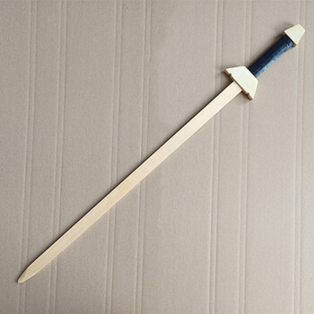 武术训练刀木制刀剑 实木红军大刀玩具刀儿童木刀木剑舞台道具 全长60