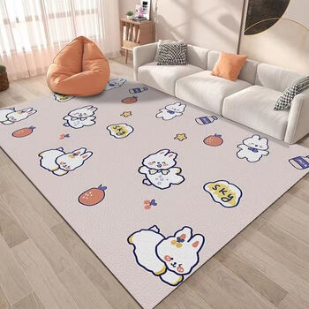 毯客厅地垫耐脏可擦免洗入门跳舞毯防摔垫床边婴儿地毯爬行垫儿童地毯