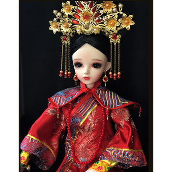 多丽丝娃娃(doris)古代古风清宫换装娃娃多丽丝手工改妆娃娃女孩玩具
