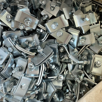 适之电梯绳头夹子夹头绳夹钢丝绳夹子电梯配件绳头组合813mm100只