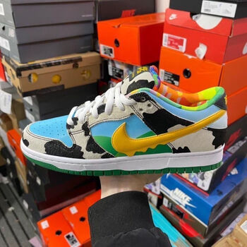 耐克顿sb奶牛冰淇淋dunk ben jerrys 低帮板鞋男女休闲轻便透气运动鞋