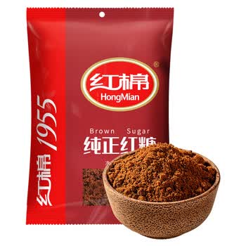 红棉纯正红糖厨房冲调冰粉红糖馒头甘蔗红糖 400g